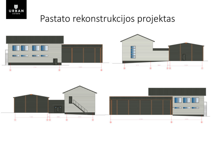Parduodamos patalpos Pabalių g., Vanagėlių k., 397.97 kv.m ploto 1