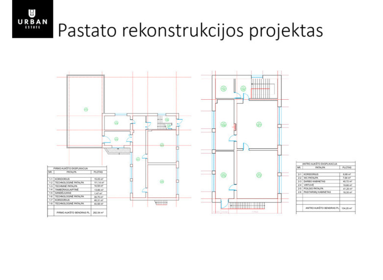 Parduodamos patalpos Pabalių g., Vanagėlių k., 397.97 kv.m ploto 4
