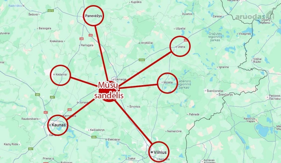 Nuomojamos administracinės, gamybinės, kitos paskirties, sandėliavimo patalpos Pakalnės g., Algirdų k., Ukmergės r. sav., 1000 m2 ploto 34