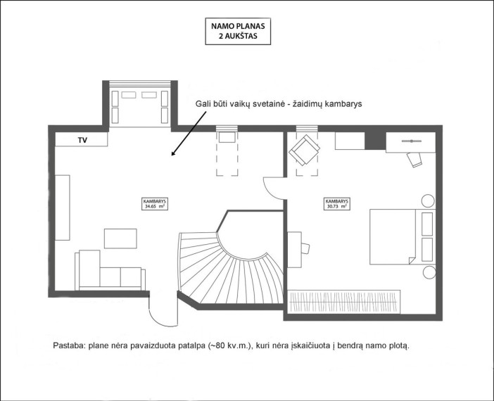 Parduodamas namas Klaipėdos r. sav., Trušelių k., Dvaro , 295.52 m2 ploto, 1 aukštai 47