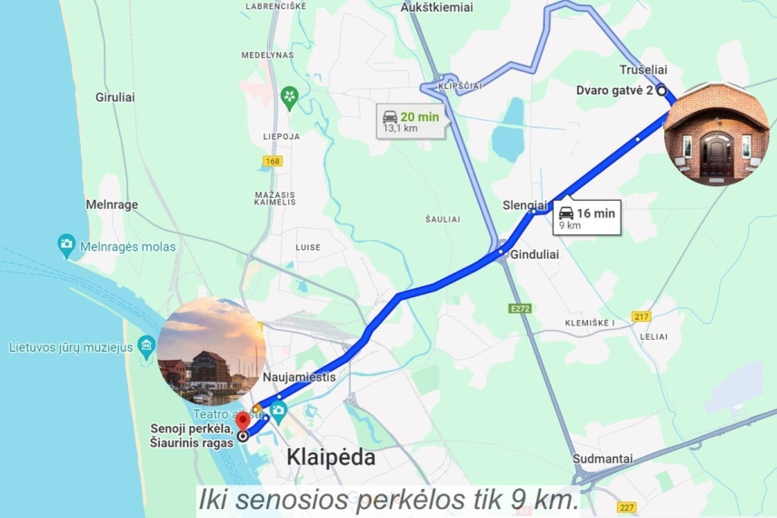 Parduodamas namas Klaipėdos r. sav., Trušelių k., Dvaro , 295.52 m2 ploto, 1 aukštai 49