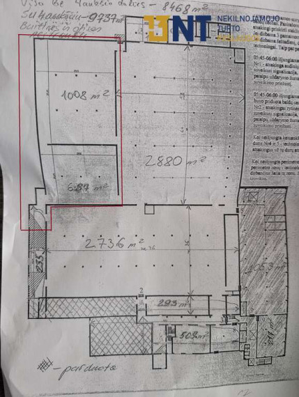 Nuomojamos patalpos Bijūnų g., Vilijampolėje, Kaune, 1700 kv.m ploto 39