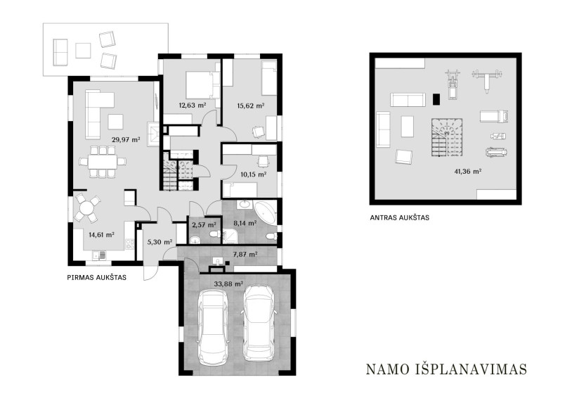Parduodamas namas Lauko g., Verbūnų k., Šiaulių r. sav., 154.00 m² ploto 4 kambariai 4