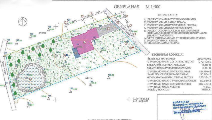 Parduodamas namas Lauko g., Verbūnų k., Šiaulių r. sav., 154.00 m² ploto 4 kambariai 1