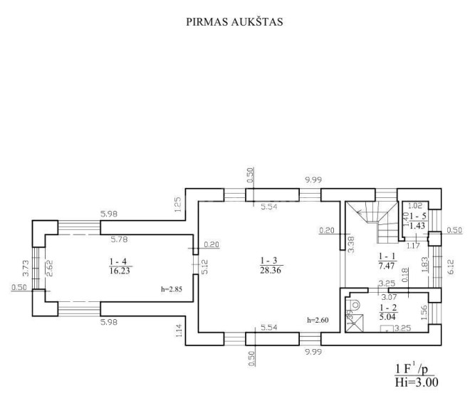 Parduodamas namas Liepų g., Vėžaičių mstl., Klaipėdos r. sav., 64.66 m2 ploto, 2 aukštai 23