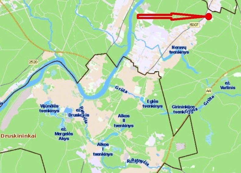 Parduodamas  sklypas Neravų g., Neravų k., Druskininkų sav., 12.04 a ploto 16
