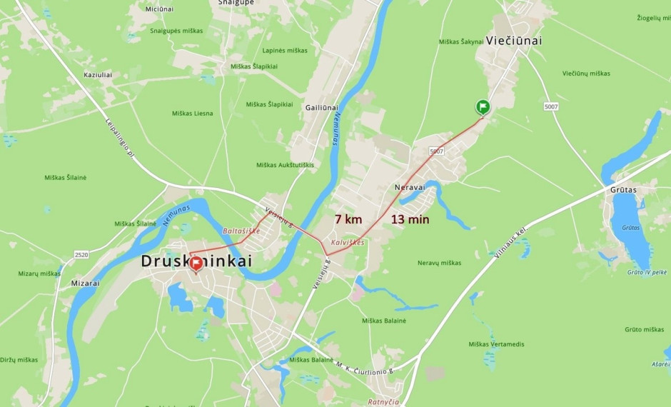 Parduodamas  sklypas Neravų g., Neravų k., Druskininkų sav., 12.04 a ploto 17