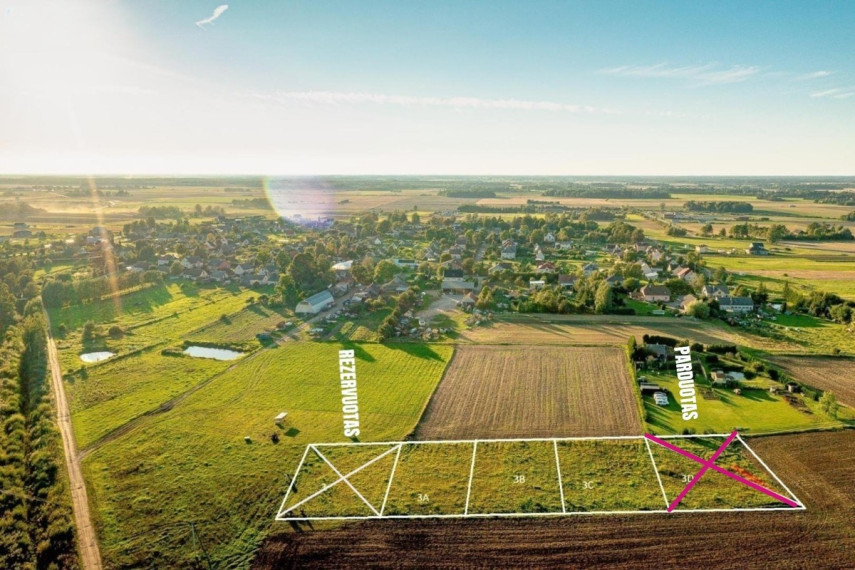 Parduodamas  sklypas Saulėtekio g., Voveriškių k., Šiaulių r. sav., 12 a ploto 6