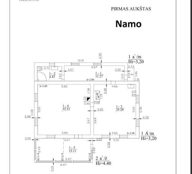 Parduodamas namas Ažubalio k., Švenčionių r. sav., 315 m2 ploto, 2 aukštai 33