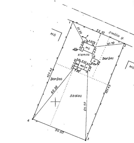 Parduodamas namas Smėlio g., Virbalio Miesto Laukų k., Vilkaviškio r. sav., 17.99 m² ploto 3 kambariai 12