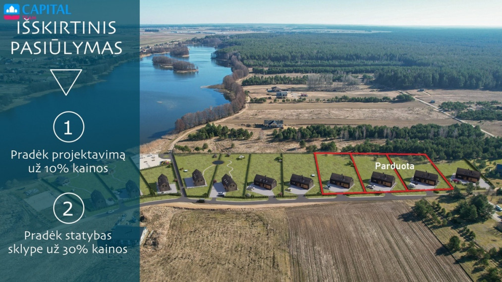 Parduodamas kitos paskirties sklypas Luknos g., Senojo Tarpupio k., Trakų r. sav., 25.9 a ploto 1