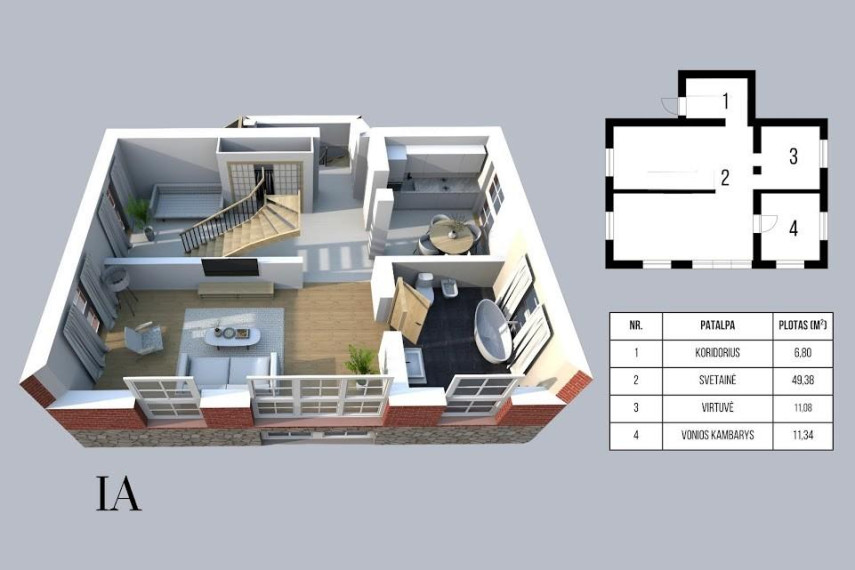 Parduodamas namas Ežerų g., Kirneilės k., Molėtų r. sav., 151.75 m² ploto 5 kambariai 8