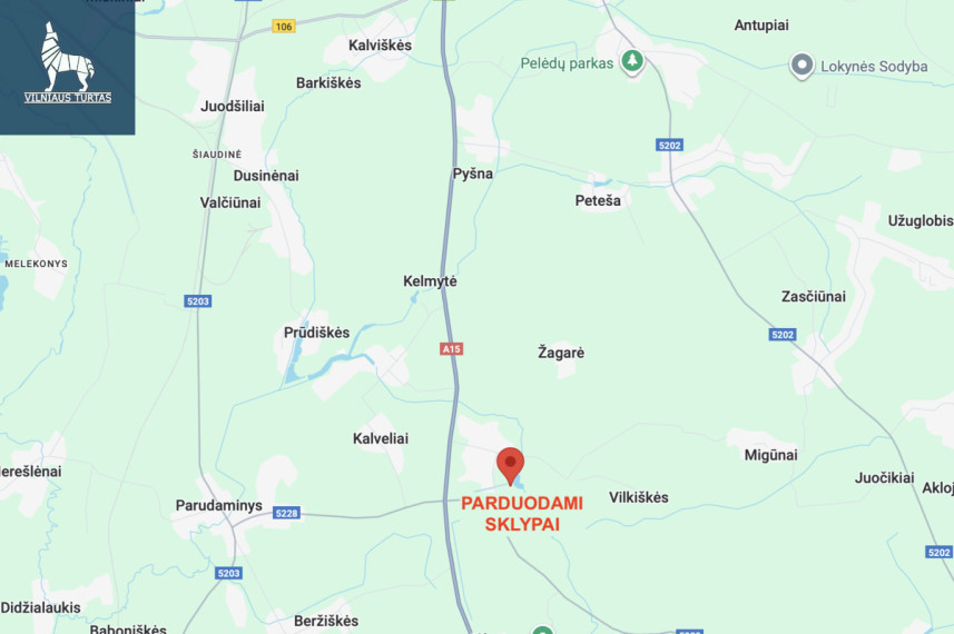 Parduodamas  sklypas Dvaro g., Marijampolio k., Vilniaus r. sav., 12.15 a ploto 12