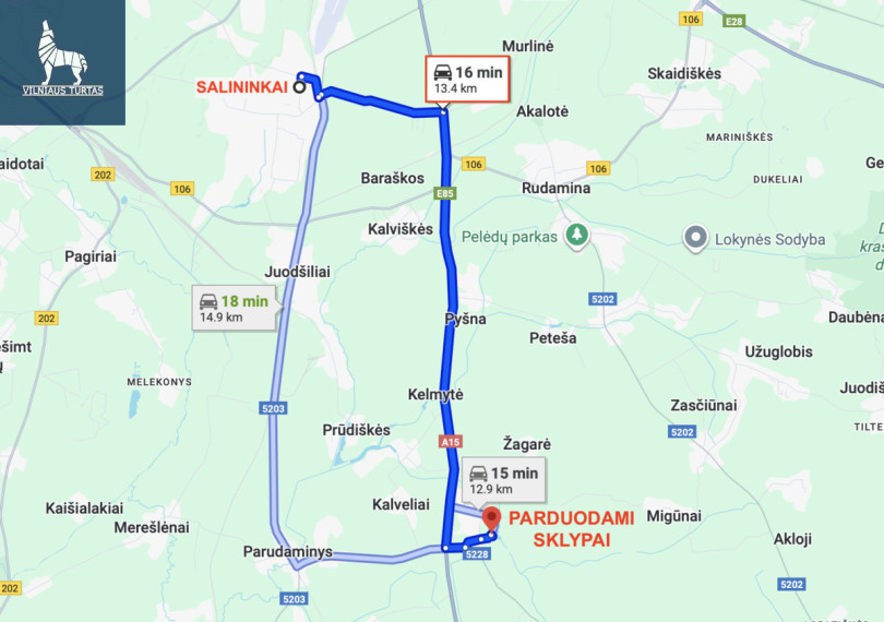 Parduodamas  sklypas Dvaro g., Marijampolio k., Vilniaus r. sav., 12.15 a ploto 13