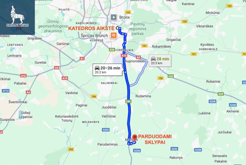 Parduodamas  sklypas Dvaro g., Marijampolio k., Vilniaus r. sav., 12.15 a ploto 14