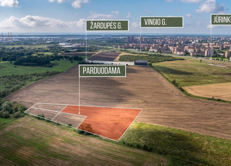 Parduodamas  sklypas Žardupės g., Klaipėdos m., Klaipėdos m. sav., 80 a ploto