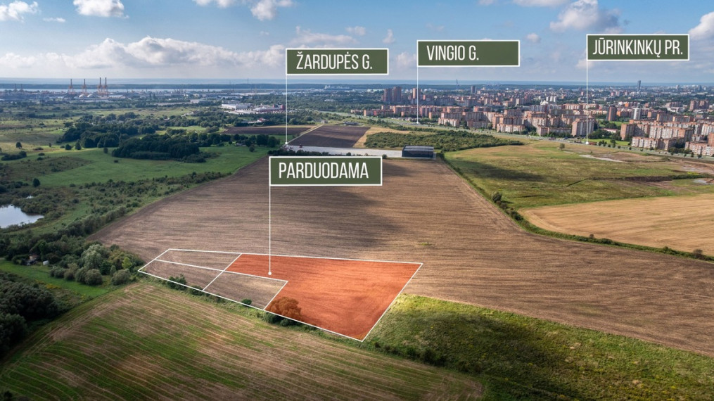 Parduodamas  sklypas Žardupės g., Klaipėdos m., Klaipėdos m. sav., 80 a ploto 1