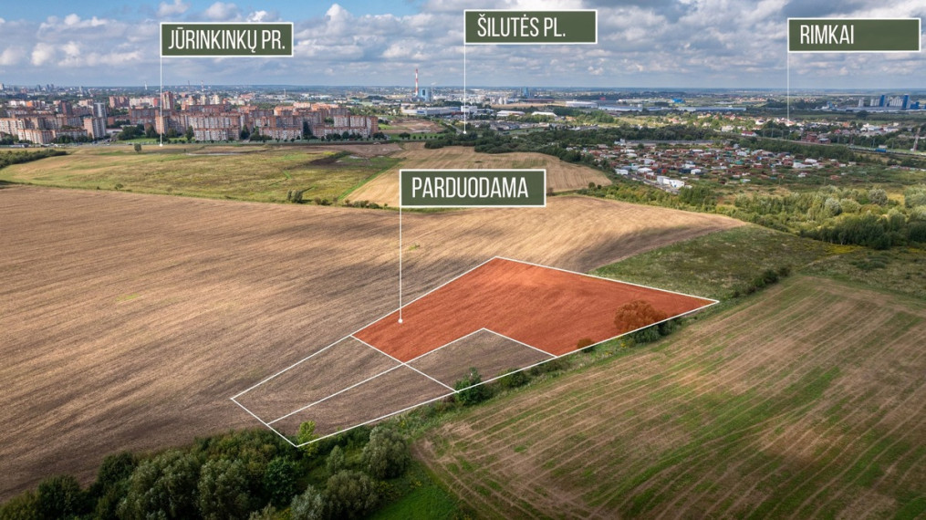 Parduodamas  sklypas Žardupės g., Klaipėdos m., Klaipėdos m. sav., 80 a ploto 2