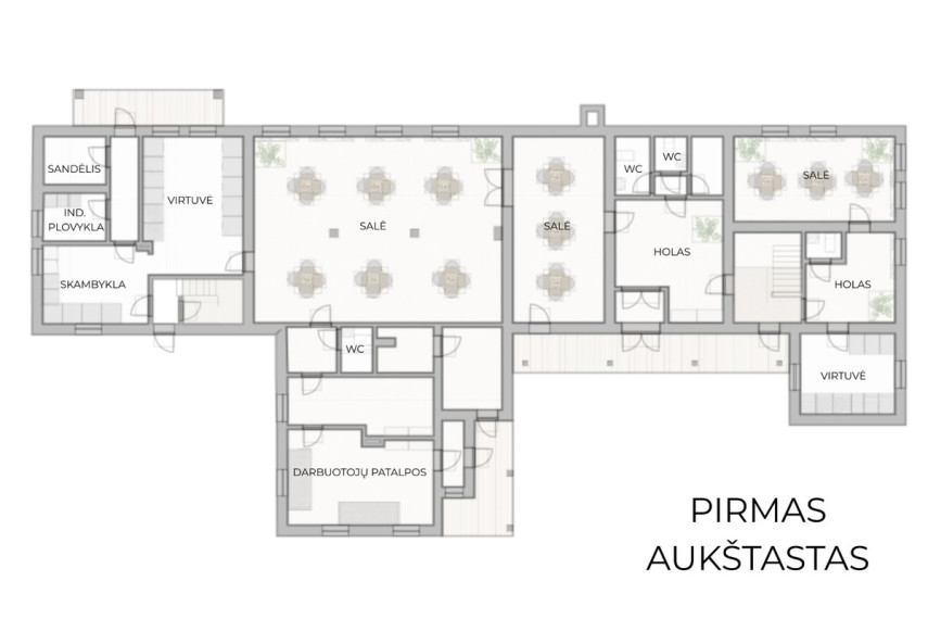 Parduodamos  patalpos V. Gadono g., Sedos m., Mažeikių r. sav., 838.22 m2 ploto 46