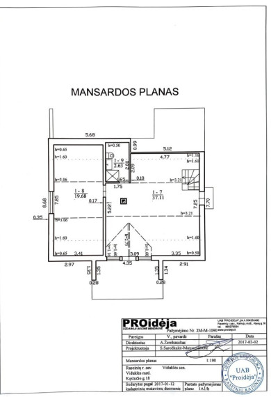 Parduodamas namas Kęstučio g., Viduklės mstl., Raseinių r. sav., 152.86 m2 ploto, 1 aukštai 18
