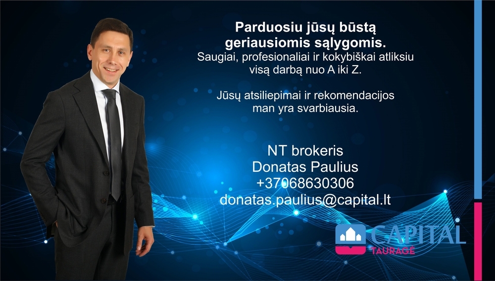 Parduodamas namas Kęstučio g., Viduklės mstl., Raseinių r. sav., 152.86 m2 ploto, 1 aukštai 21