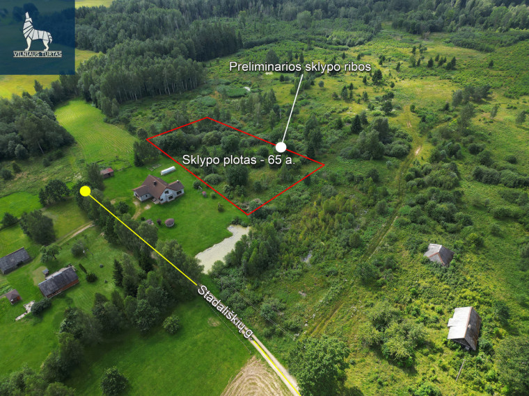 Parduodamas kitos paskirties sklypas Stadališkių g., Stadališkių k., Vilniaus r. sav., 65 a ploto 2