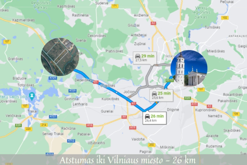 Parduodamas  sklypas Maišinės k., Trakų r. sav., 231 a ploto 4