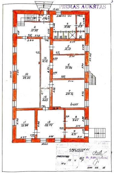 Parduodamos administracinės, gamybinės, kitos paskirties, paslaugų, prekybos patalpos Nemuno g., Smalininkų m., Jurbarko r. sav., 545.83 m2 ploto 11