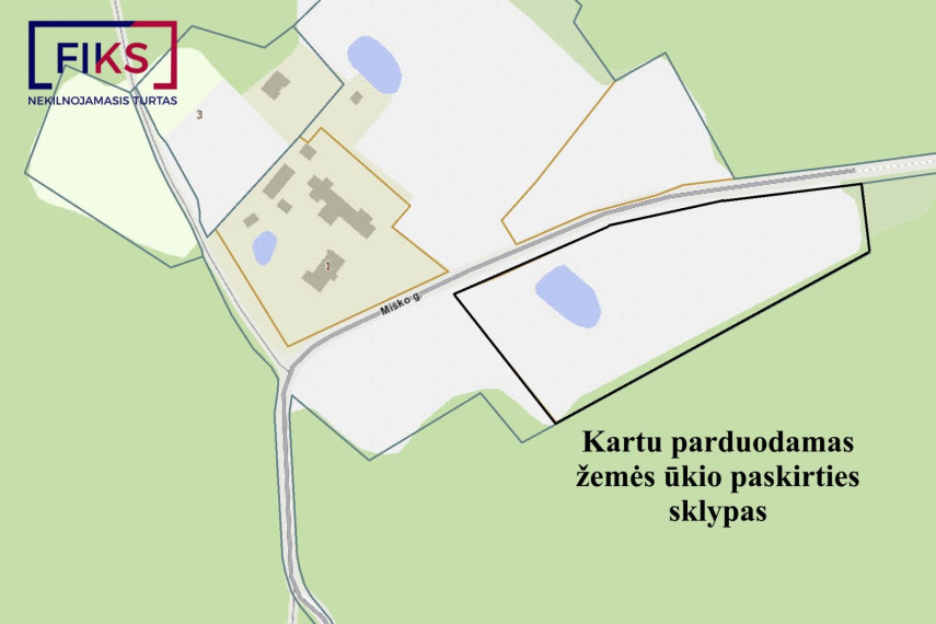 Parduodamas butas Miško g., Prienlaukio k., Prienų r. sav., 64.41 m² ploto 3 kambariai 24
