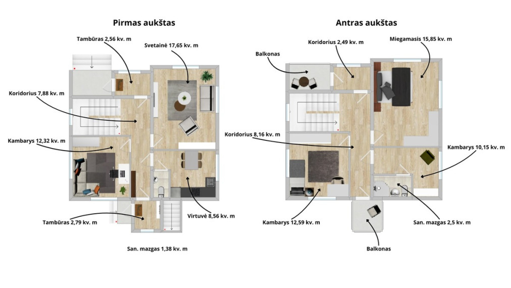 Parduodamas namas Naujoji g., Šalčininkų m., Šalčininkų r. sav., 154.04 m2 ploto, 2 aukštai 27