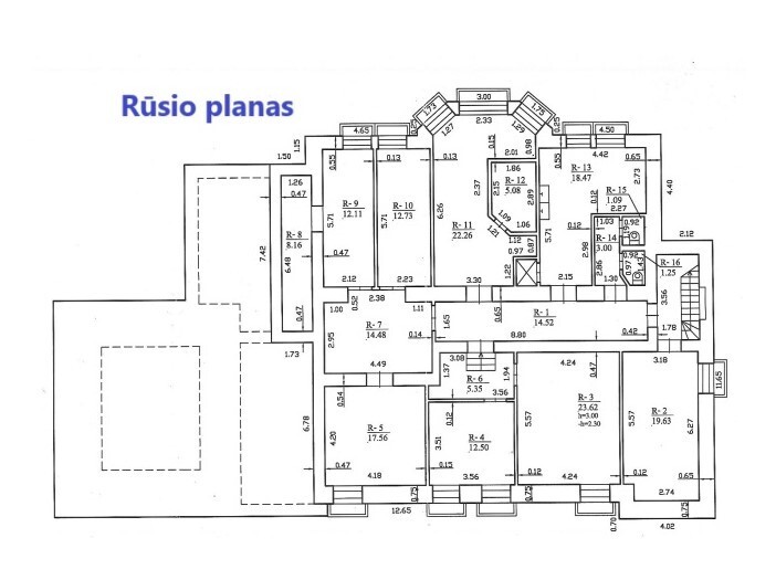 Nuomojamos administracinės, kitos paskirties, paslaugų, prekybos patalpos Rotušės a., Senamiestis, Kauno m., Kauno m. sav., 220.36 m2 ploto 17