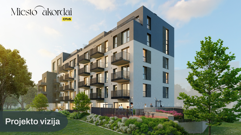 Parduodamas butas Trimitų g., Šnipiškės, Vilniaus m., Vilniaus m. sav., 33.55 m² ploto 2 kambariai 1