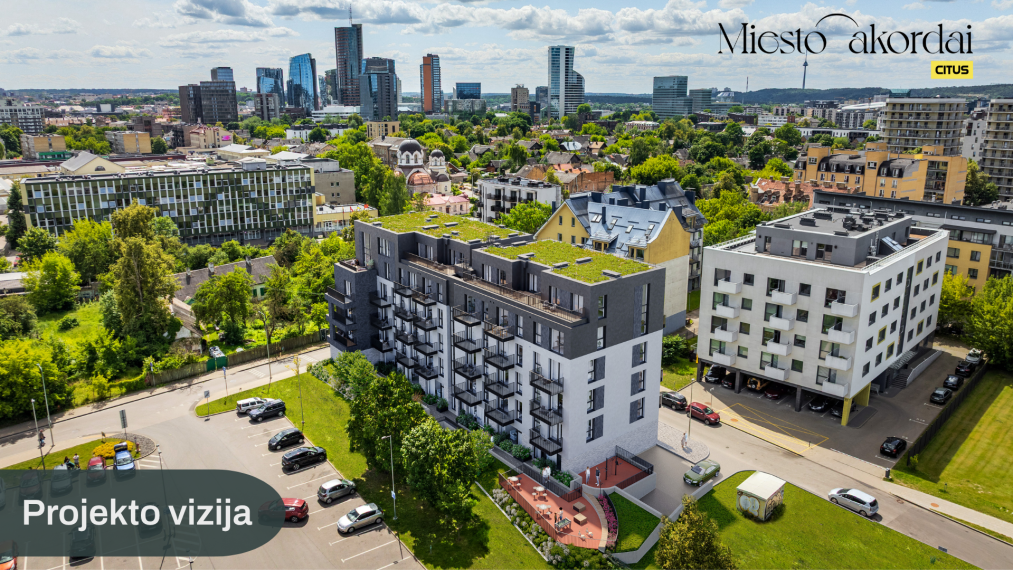 Parduodamas butas Trimitų g., Šnipiškės, Vilniaus m., Vilniaus m. sav., 33.55 m² ploto 2 kambariai 3