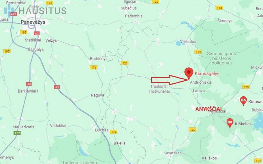 Parduodamas sklypas Kiaušagalio k., 1255 a ploto 4