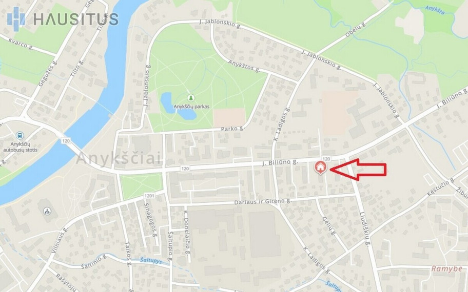 Parduodamas butas Anykščiuose, 35.67 kv.m ploto 32
