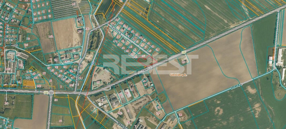 Parduodamas komercinės paskirties sklypas Kaštonų g., Šapnagių k., Šiaulių r. sav., 45.1 a ploto 3