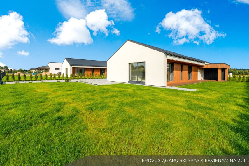 Parduodamas namas Tilvikų g., Didžiųjų Gulbinų k., Vilniaus r. sav., 136 m2 ploto, 1 aukštai 22