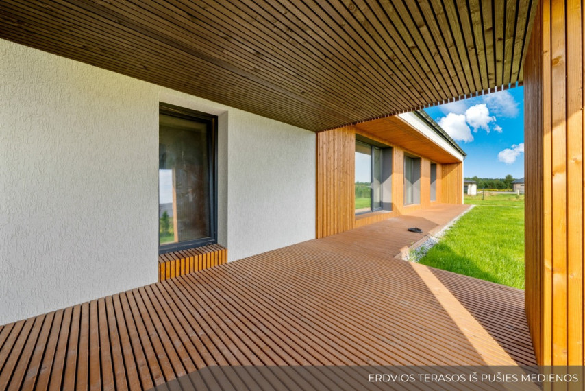 Parduodamas namas Tilvikų g., Didžiųjų Gulbinų k., Vilniaus r. sav., 136 m2 ploto, 1 aukštai 6