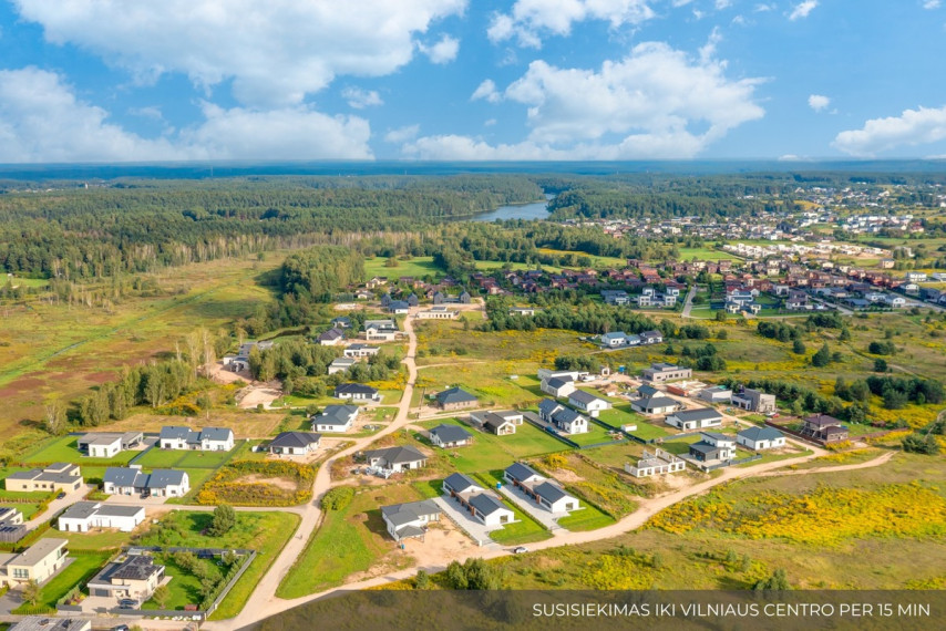 Parduodamas namas Tilvikų g., Didžiųjų Gulbinų k., Vilniaus r. sav., 136 m2 ploto, 1 aukštai 35