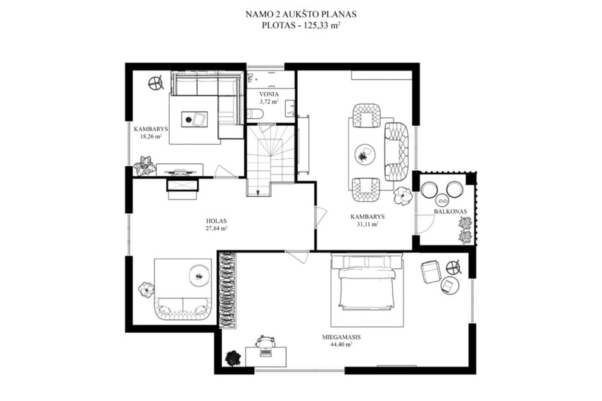 Parduodamas namas Saulėtekio g., Aukštadvario mstl., Trakų r. sav., 375 m2 ploto, 2 aukštai 34