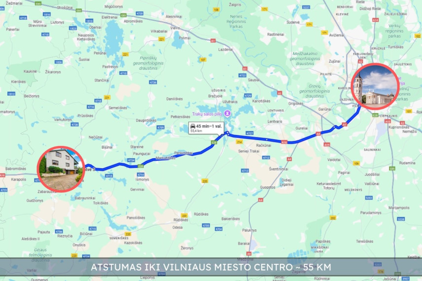 Parduodamas namas Saulėtekio g., Aukštadvario mstl., Trakų r. sav., 375 m2 ploto, 2 aukštai 37