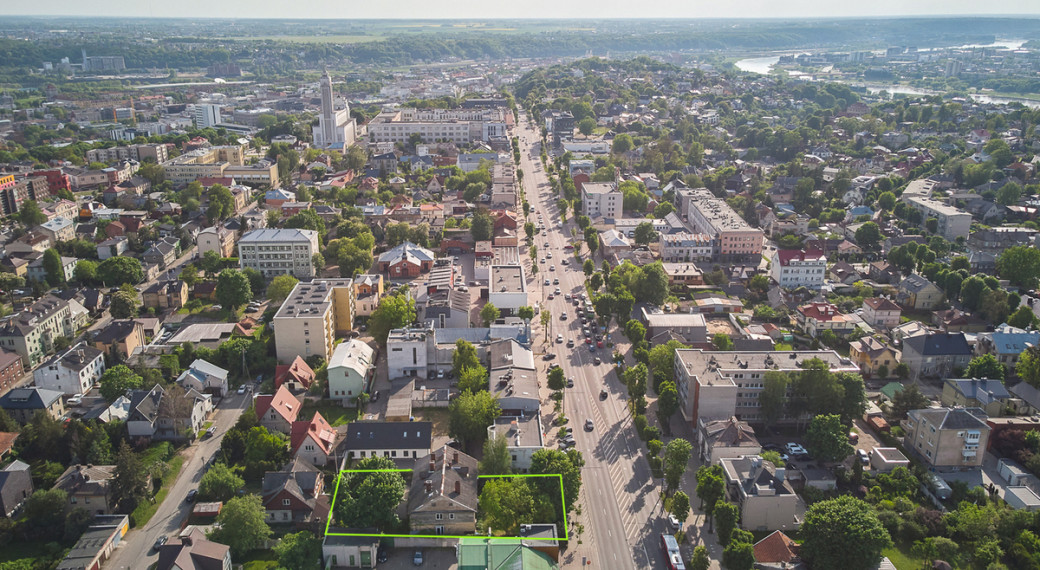 Parduodamas sklypas Savanorių pr., Žaliakalnyje, Kaune, 11.66 a ploto 6