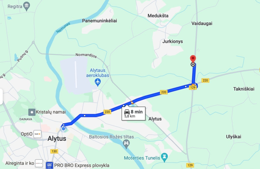 Parduodamas  sklypas Kauno g., Alytaus k., Alytaus r. sav., 60 a ploto 1