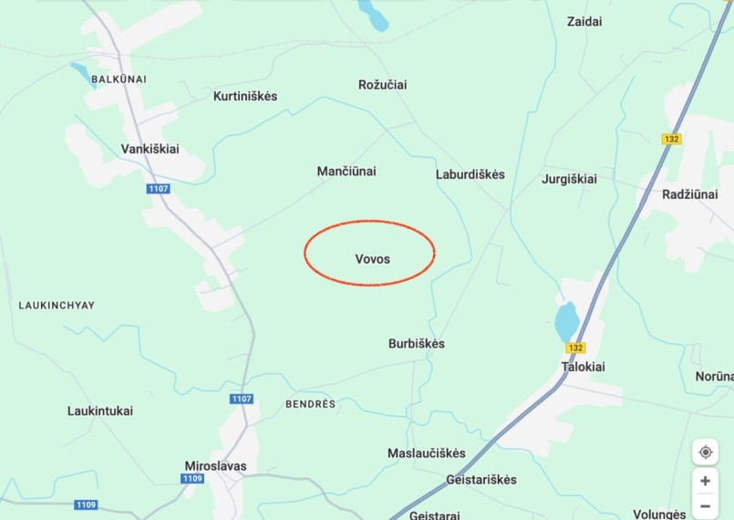 Parduodamas  sklypas Alytaus r. sav., Vovų k., /, 1760 a ploto 2