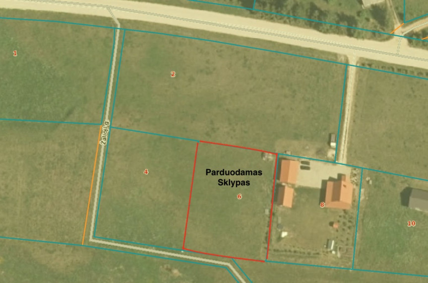 Parduodamas  sklypas Alytaus r. sav., Domantonių k., Žalioji g.6, 21 a ploto 1