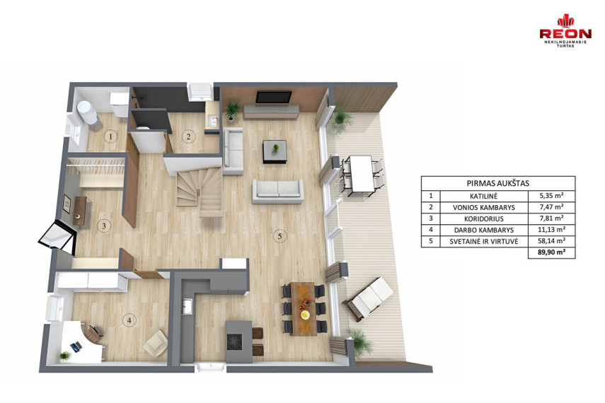 Parduodamas namas Trakų Vokės k., Vilniaus m. sav., 172 m2 ploto, 2 aukštai 17