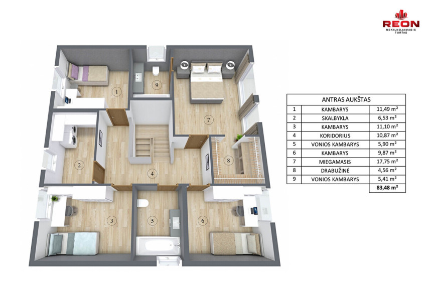 Parduodamas namas Trakų Vokės k., Vilniaus m. sav., 172 m2 ploto, 2 aukštai 18