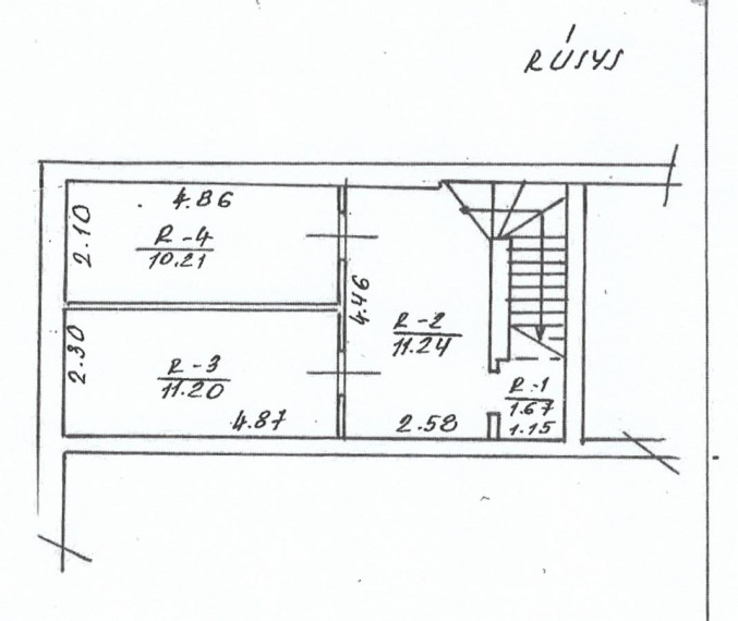 Parduodamos patalpos Vilniaus g., Centras, Šiaulių m., Šiaulių m. sav., 100.00 m² ploto 19