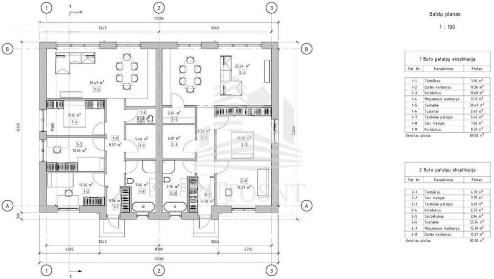 Parduodamas namas Paupiai, Klaipėdos m., Klaipėdos m. sav., 90.00 m² ploto 3 kambariai 9