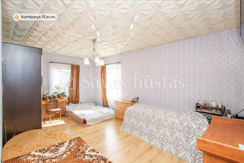 Parduodamas butas Šonos g., Šaukėnų mstl., Kelmės r. sav., 64.84 m2 ploto, 2 kambariai 3